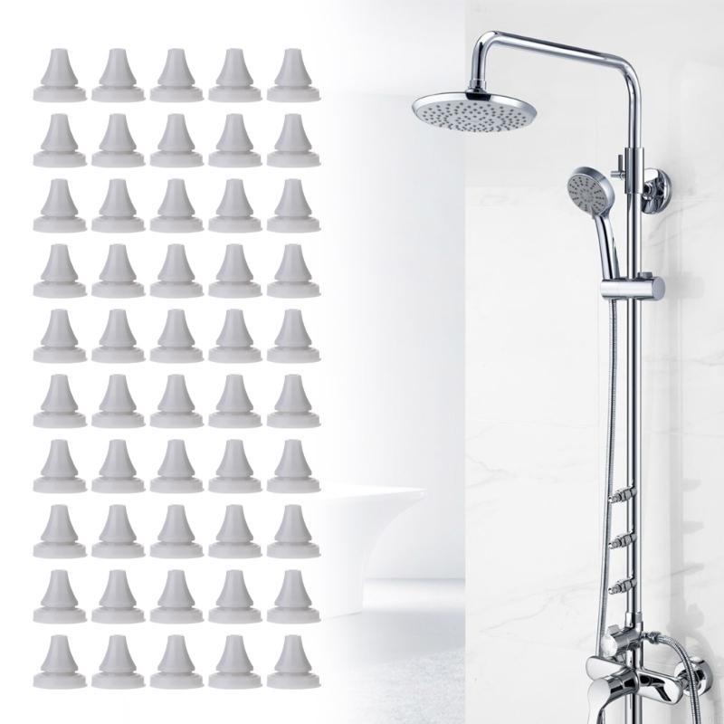 50Pcs Shower Head Silicone Nozzles Replacement Silicone Water Sprays Nozzles Bathroom Shower Head Accessories Enduring A0KF