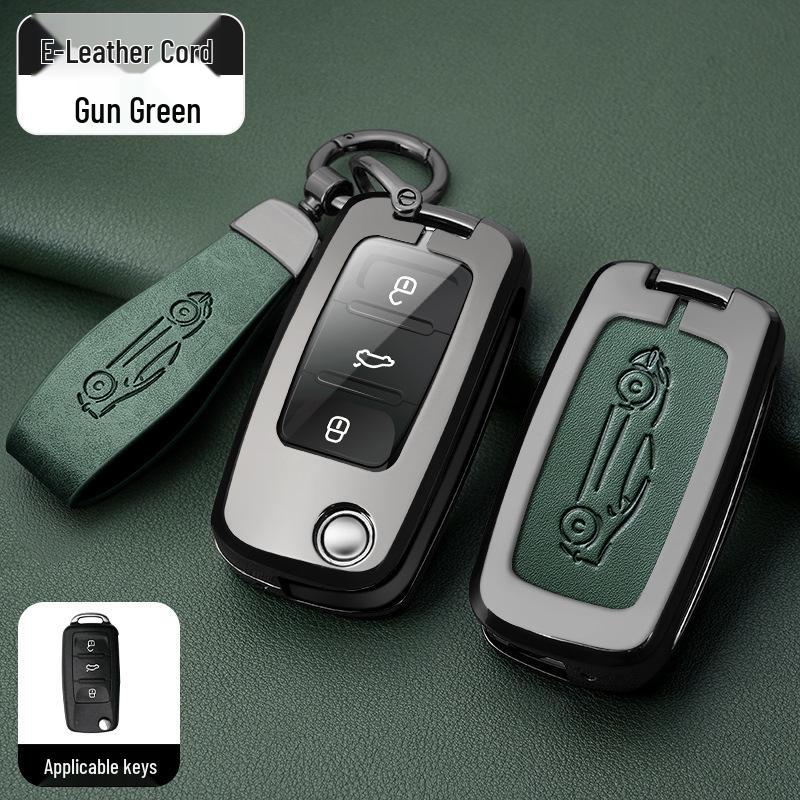 Metal Key Shell for Volkswagen Models: New Sagitar, Lavida Plus, Tayron, Tuon, Tiguan L, Bora, Magotan