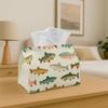 1pc Tissue Box Holder Seamless Pattern with Colorful Vector Illustration of Cute Lit - Multifunctional Napkin Dispenser for Home Party Car Decor - Dec