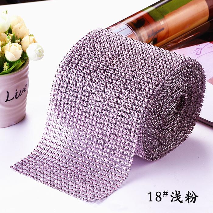 10Yard 4mm Crystal Rhinestones Fabric Elastic Mesh Net Crystal Trim Fabric for Diy Garment Dresses Scarf Mask Material