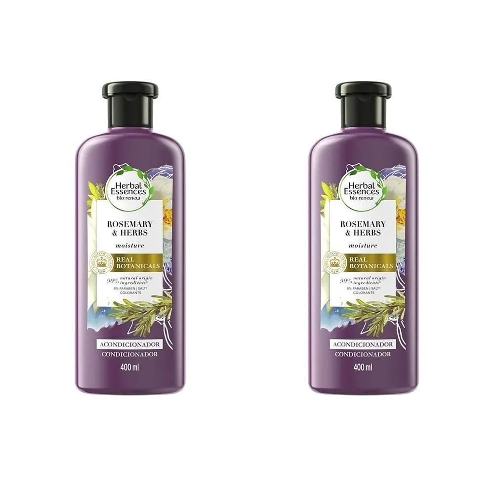Herbal Essences Conditioner 400ml 2-Pack Rosemary & Herbs Herbal Essences Bio:renew Rosemary & Herbs Conditioner