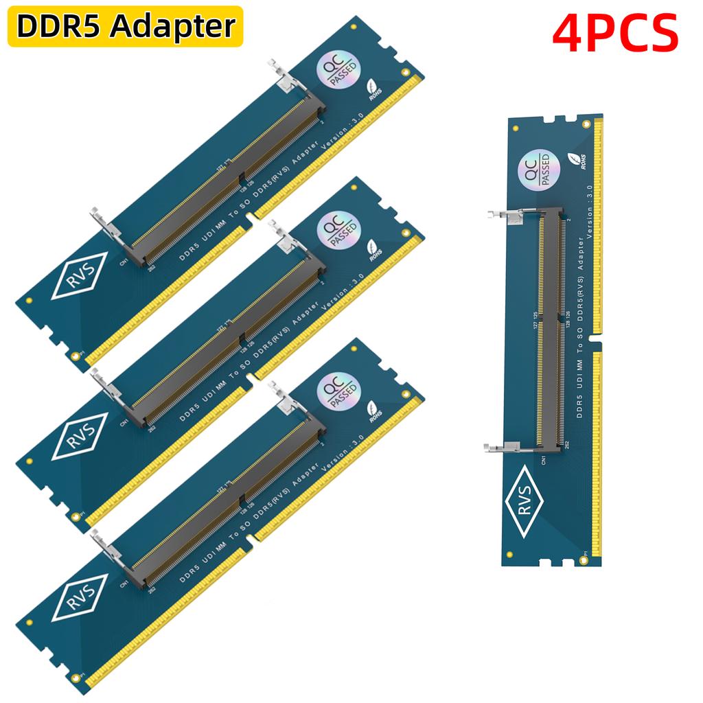 Laptop SO DDR5 RAM To Desktop DDR5 U-DIMM Adapter Memory Card Converter Laptop To Desktop SO-DIMM To PC DIMM Card
