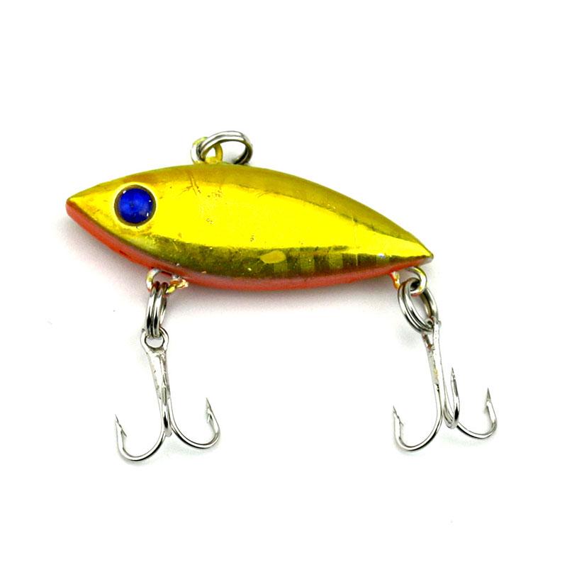 1ks Hengjia 2,8g/4cm minihra VIB Fishing Lure Plastový wobbler Rybářské potřeby