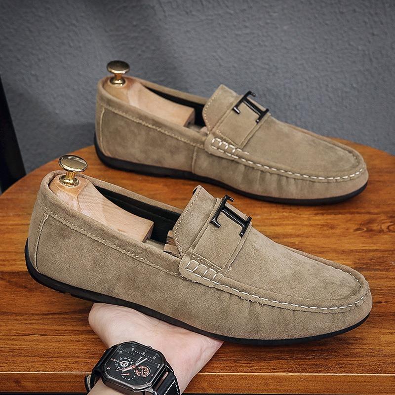 

Men s shoes Doudou shoes, summer new fashion trend one-pedal lazy shoes casual Doudou shoes 44