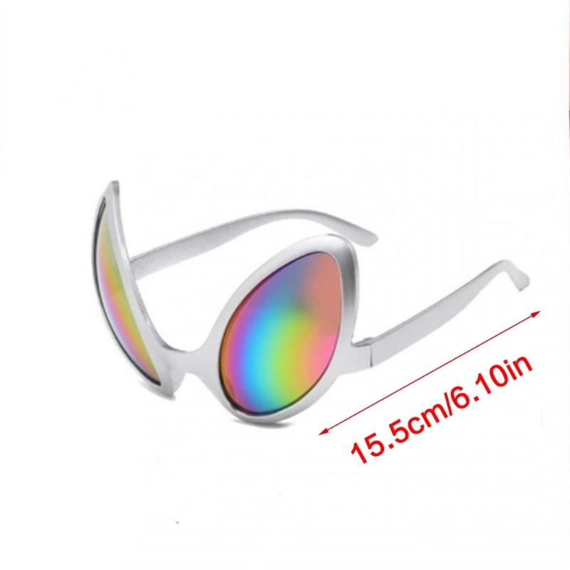 Space Theme Costume Alien Headband and Glasses Set Funny Alien Costume Accessories Martians Antenna Headband Bopper