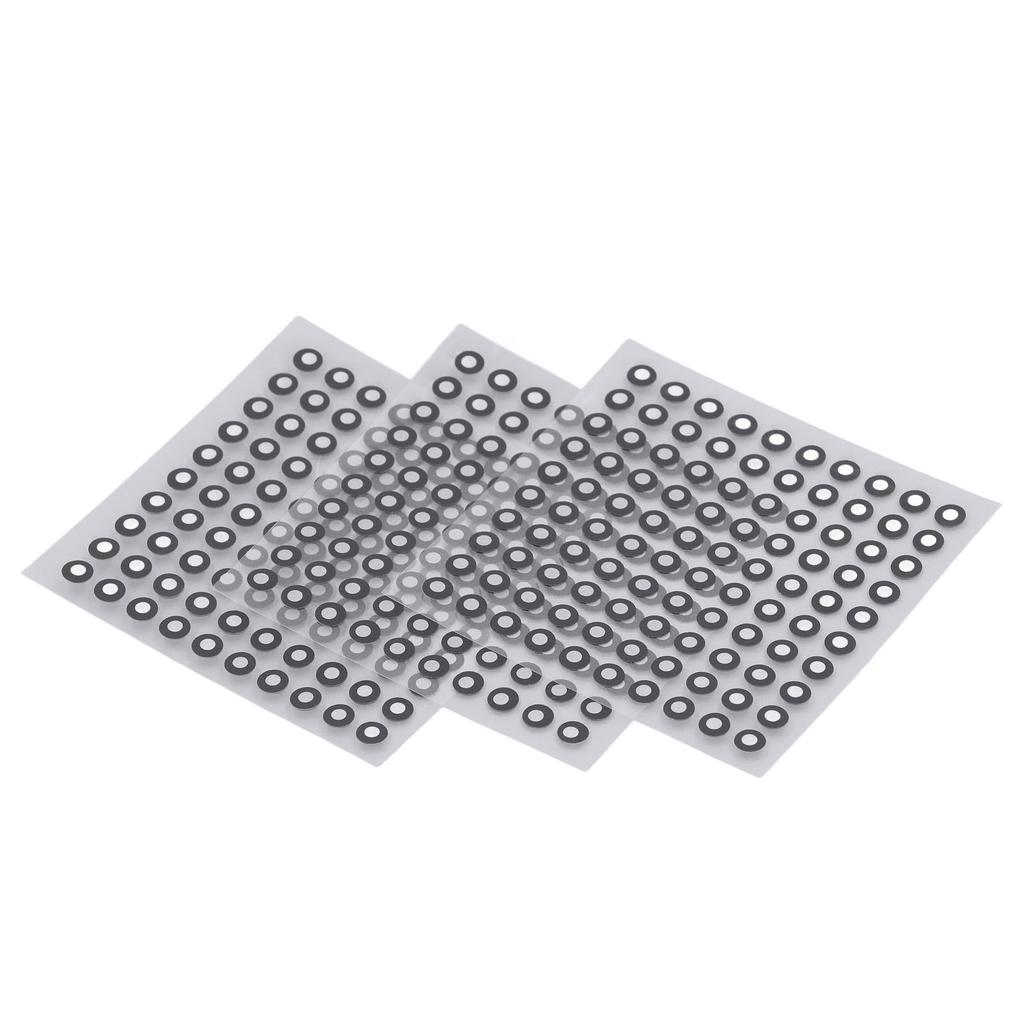 3 Sheets Scanner Positioning Points 3D Scanning Reflective Film Sticker Reference Marking Point 3mm ID 6mm OD