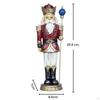 10Inches Christmas Nutcracker Soldier Gifts Hand Painted Doll Desktop Holiday Display Party Home