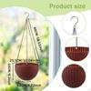 Hanging Planter Floral Container Automatic Water Absorption Flower Pot Self Watering Basket
