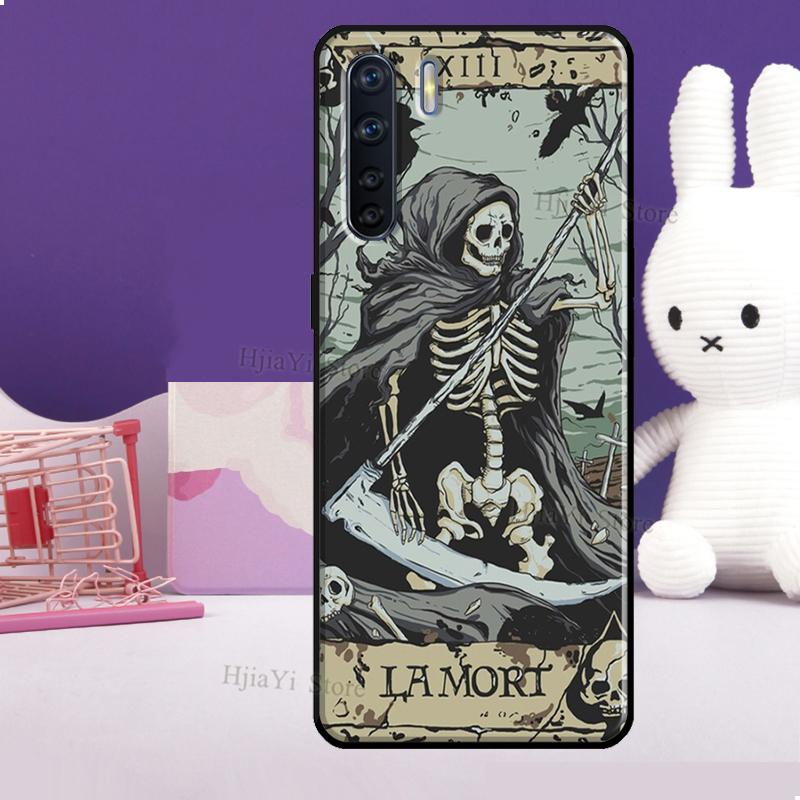 Horror Skull Gothic Phone Case For OPPO A5 A9 A31 A53 S 2020 A94 A74 A54 A72 A52 A83 A91 A93 A15 Reno 5 Lite
