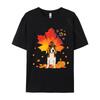 Beagle Herfst Bladerval Bladeren Hondenliefhebber T-shirt Vintage T-shirts Katoenen T-shirts Topkwaliteit Grappig T-shirt