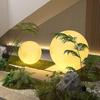 Heixie 30cm Outdoor Solar Moon Lamp