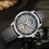 Swiss Tourbillon Men's Mechanical Watch, Large Dial, Automatic, Fashionable Leather Strap, High-End Feel