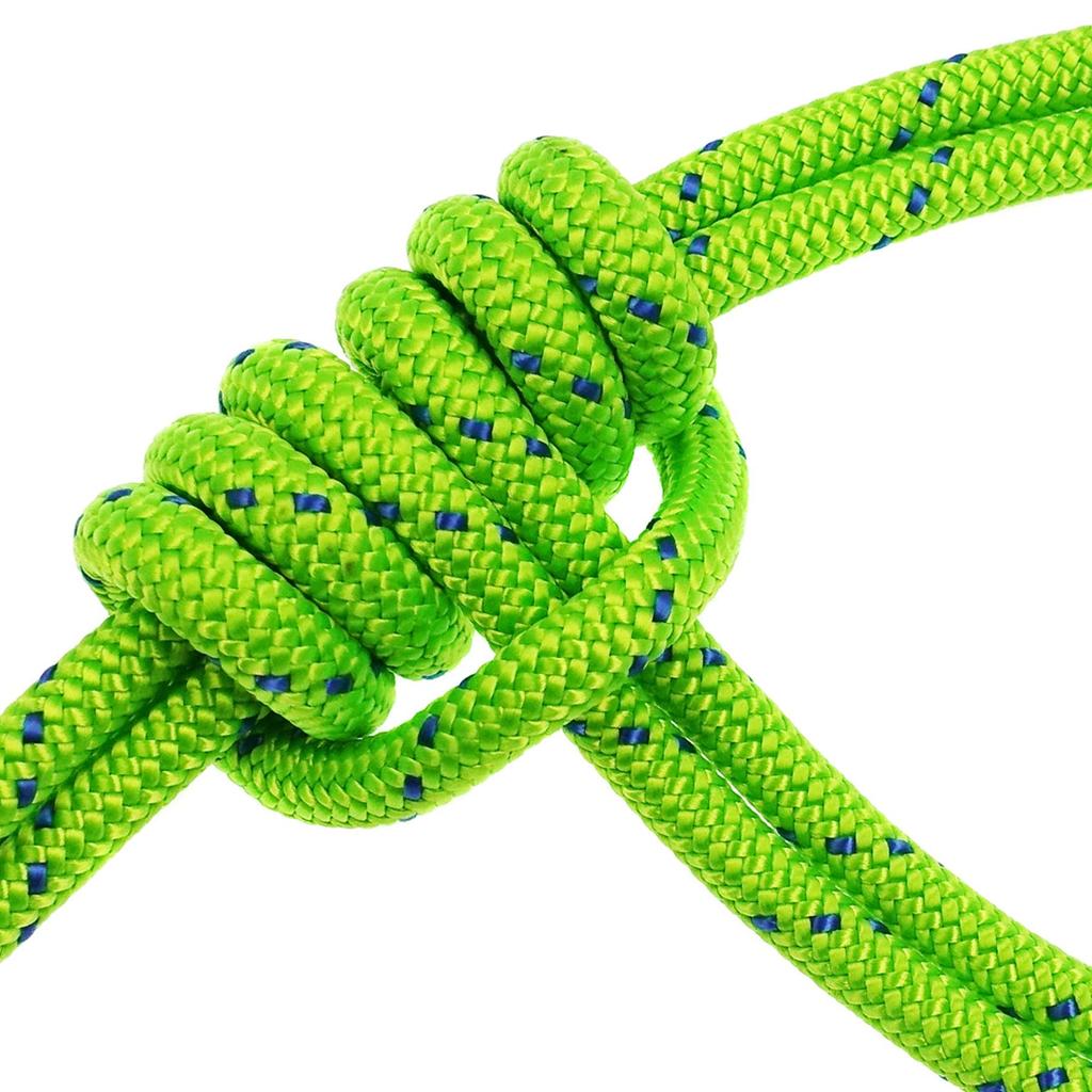 GM CLIMBING CE UIAA Certified 6mm Polyester Accessory 6m Fluorescence Green Double-Braised Cord, Cut,