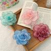 1 artificial flower hair clip, sweet and elegant with bangs, side duckbeak clip, summer hair accessory and head accessory