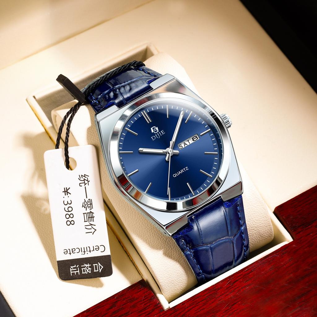Unisex Watches Waterproof Quartz Watch Wath Business Double Date Quartz Watch