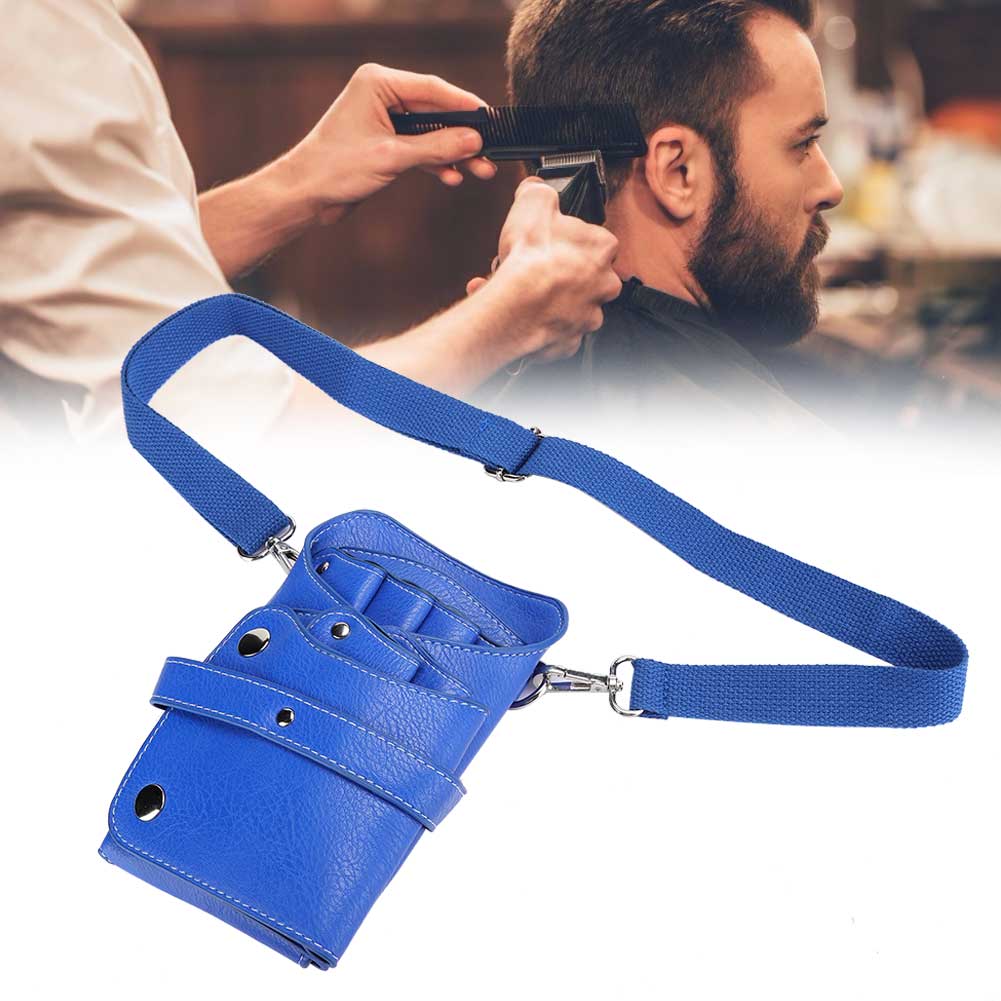 Portable Barber Scissors Waist Bag Hair Clipper Comb Hairdressing Tool Storage Bag