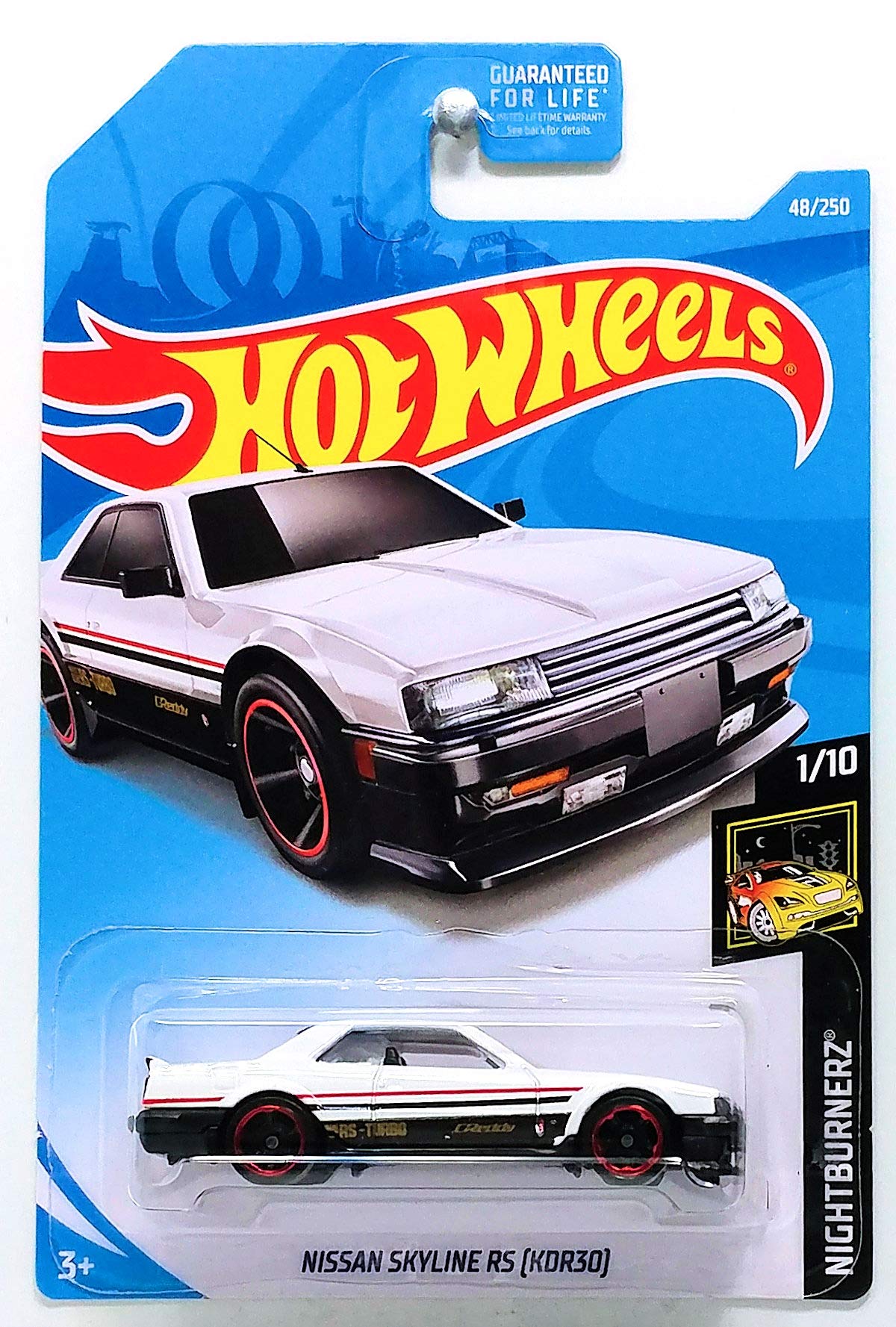 

Hot Wheels 2019 Nightburnerz Nissan Skyline RS (KDR30) 48/250 White