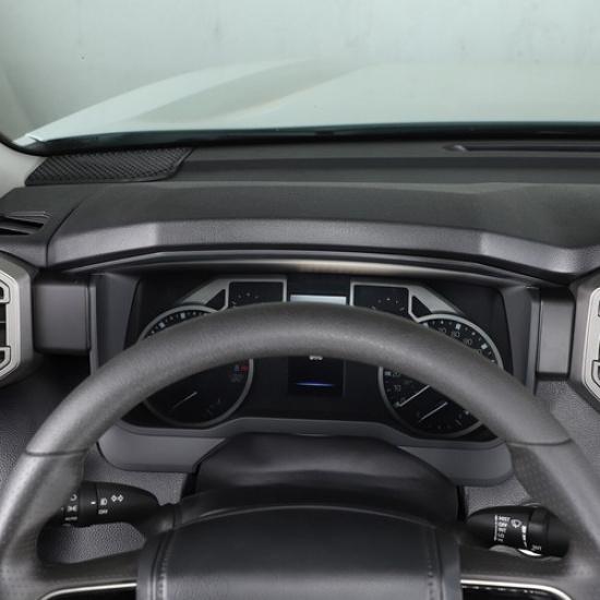 Matte Black Central Dashboard Panel Trim Cover For Toyota Tundra/Sequoia -24