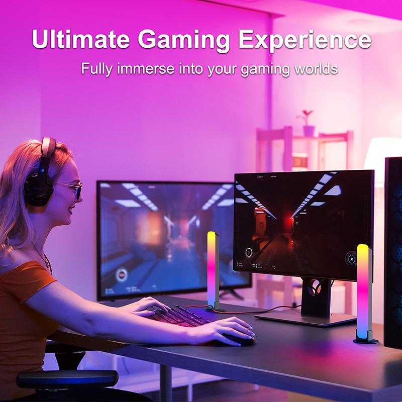 iMICE RGB Pickup Light APP Control For Computer Music Flash With Music Cool USB Light Colorful