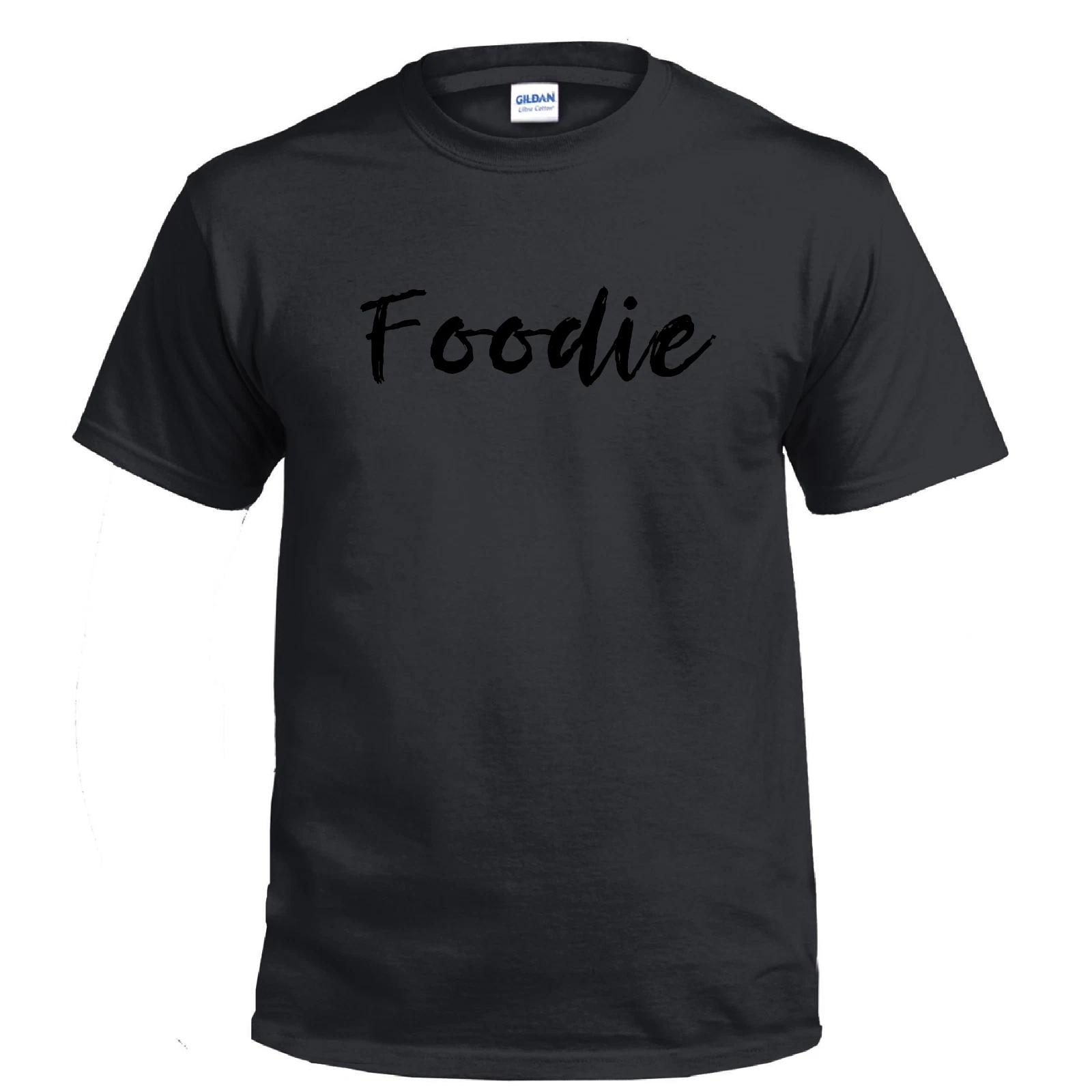 Foodie Black on Black Cook Chef Funny Shirt Gift Cotton T-Shirt 3XL