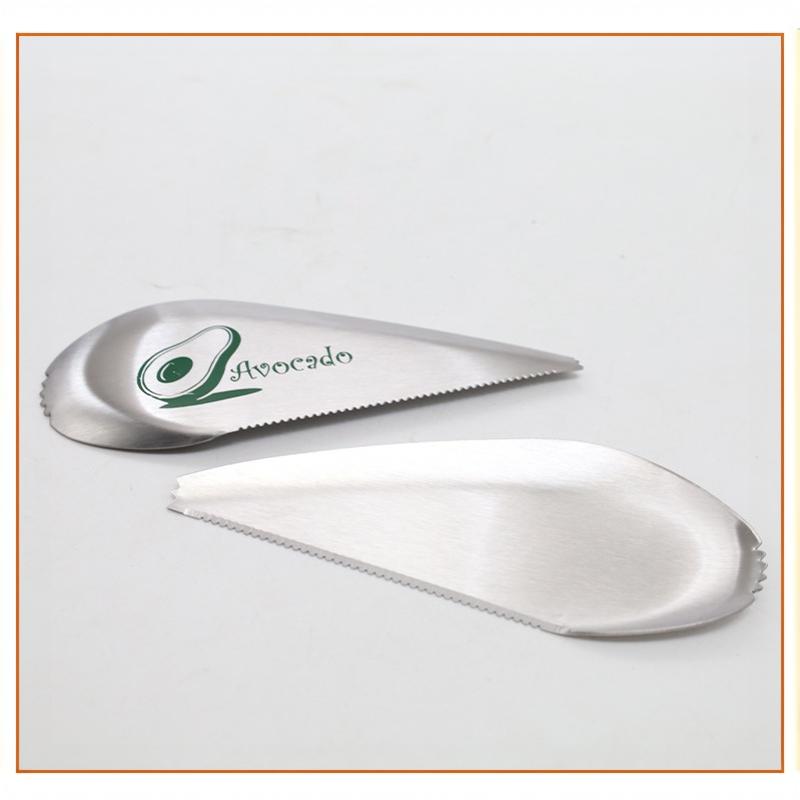 Stainless Steel Avocado Slicer Pitter Knife With Serrated Edge Easy To Clean For Home Kitchen Daily Fruit Prep Tasks