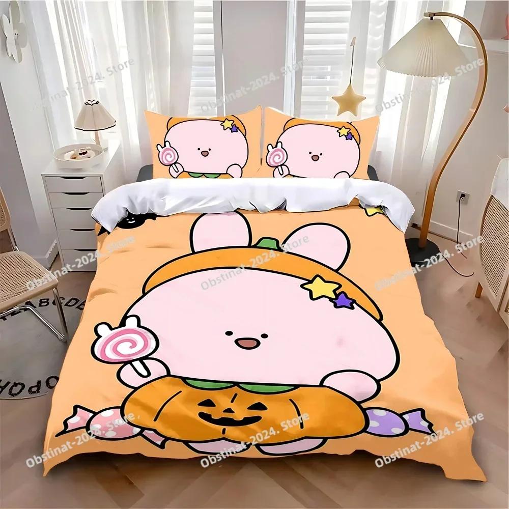 3D A-AsamimiS C-Chaans Bedding Set Printed single Comforter Quilt Bed Cover Duvet Cover Pillow Case 3 Pieces Kids Adult Size