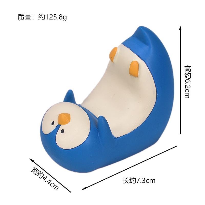 Three Dimensional Cute Dolphin Cartoon Animal Stand Desktop Lazy Mobile Phone Holder