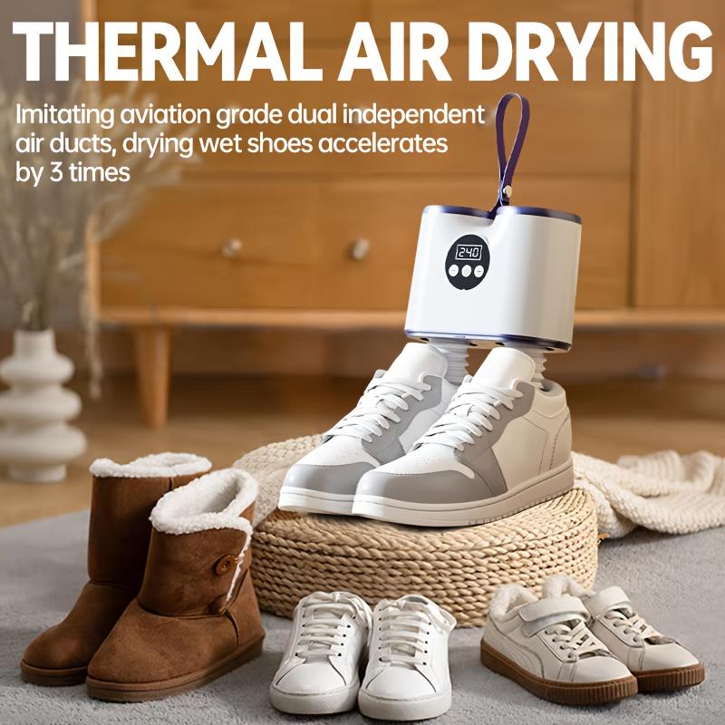 Electric Shoe Dryer UV Foot Boot Dryer Eliminate Odor Fast Drying Deodorizer Multifunction Dryer Suitable for Home, Office cm bianco