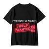 Summer Clothing Fitness Five Nights At Freddy's Printed O Neck T-shirt for Male Oversized New Men T-shirts Tops