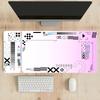 CSGO anime kawaii large mouse pad gamer office accessories PC game keyboard mat washable and wear-resistant for home xxl 90x40cm