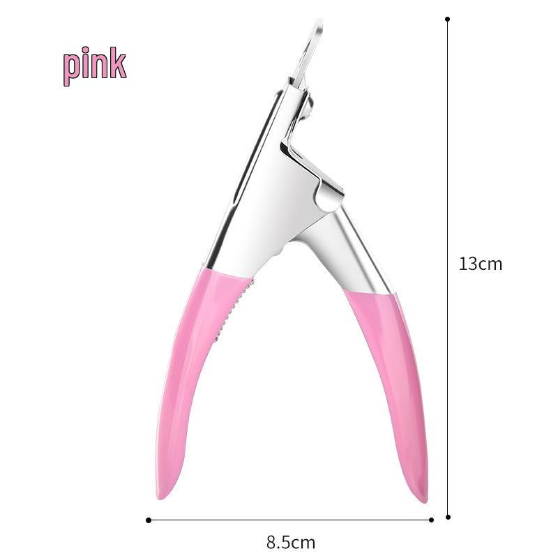 

Cross-Border Sharp U-Shaped French Nail Clipper for False Nail Art Patches – DIY Nail Art Tool. розовый