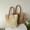 Straw Bag Women's Large-capacity Versatile Shoulder Bag New Handwoven Bag Seaside Vacation Bag