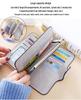 Korean Style Tri-fold Women's Wallet with Multi-card Slots - Frosted Two-tone Fabric