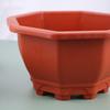 1 Pezzo Vaso da Fiori Esagonale in Plastica con Sottovaso Non si Deforma Facilmente Speciale per Bonsai Piante Verdi Decorazione Classica per Giardino Interno