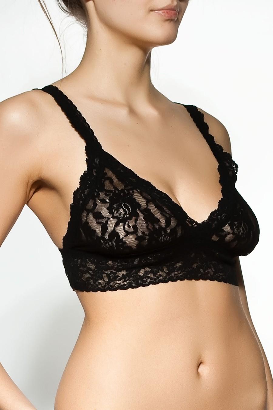 

Бюстгальтер із м якою чашкою Hanky ​​Panky (91521) 65B прозорий колір чорний