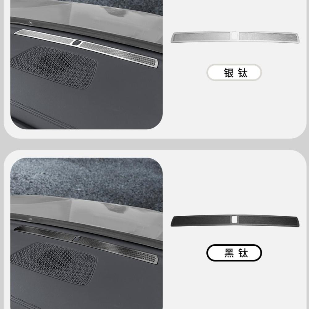For BYD Song Pro DM-i 2025 Dashboard Air Vent Dust Cover Stainless Steel Protective CoverGood product