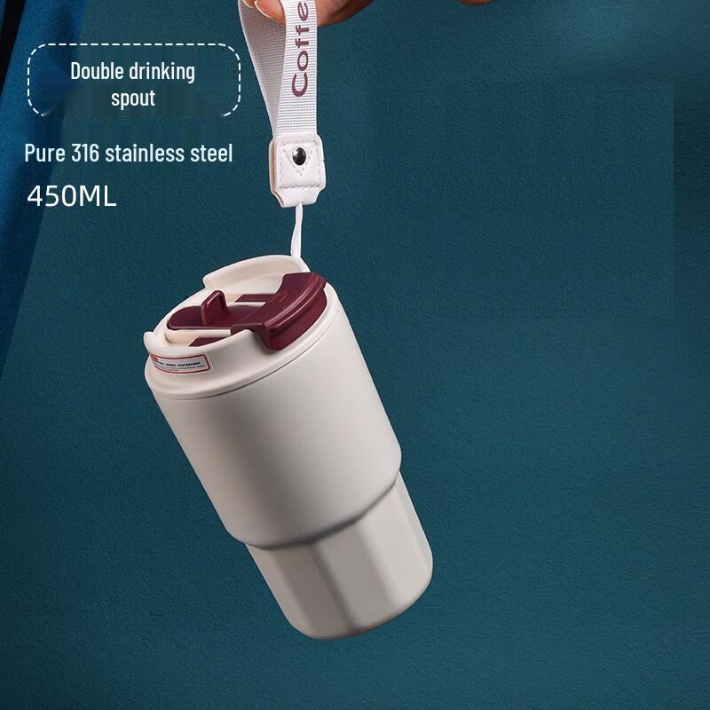 

TLAKEHO Double Drink Insulated Coffee Cup