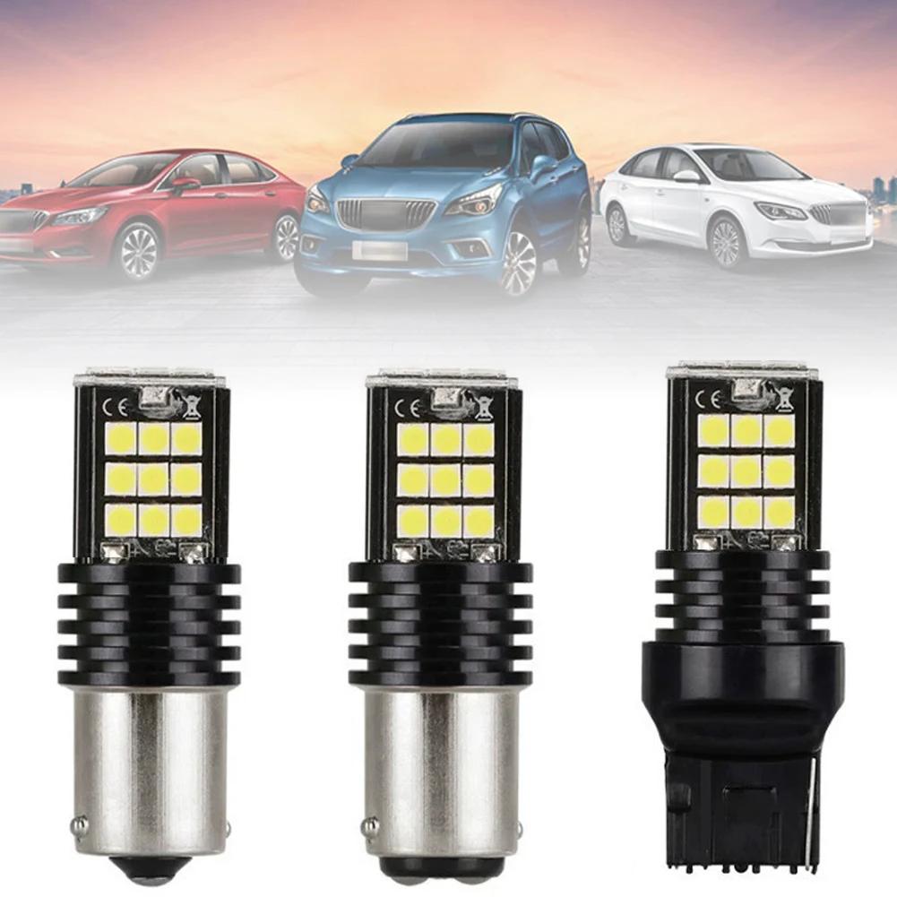 Car LED Reversing Lights Parking Brake Lights Turn Signal Lights White Red BA15S LED 1156 1157 7440 BAY15D Bulb 3030 Bulbs