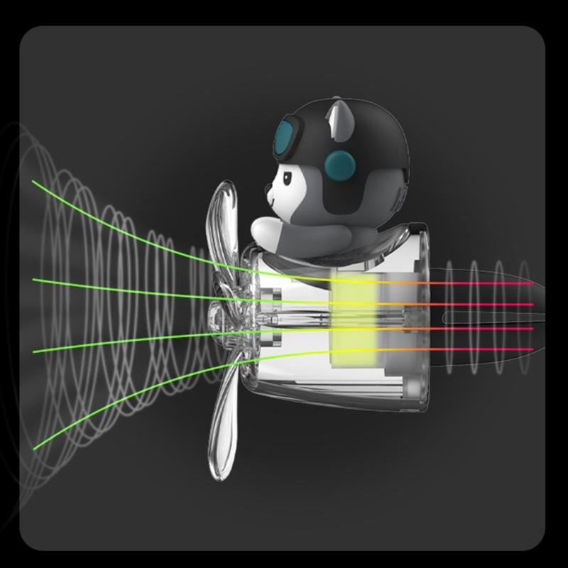 Styling Auto Aromatherapy Husky/ Bear Perfume Diffuser Air Vent Lovely Car Accessories Souvenir Present