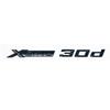 New Style XDrive Alphanumeric Trunk Emblem Sticker for BMW X5 - 28i 30i 35i 40i 48i 50i 30d All-Wheel Drive Badge