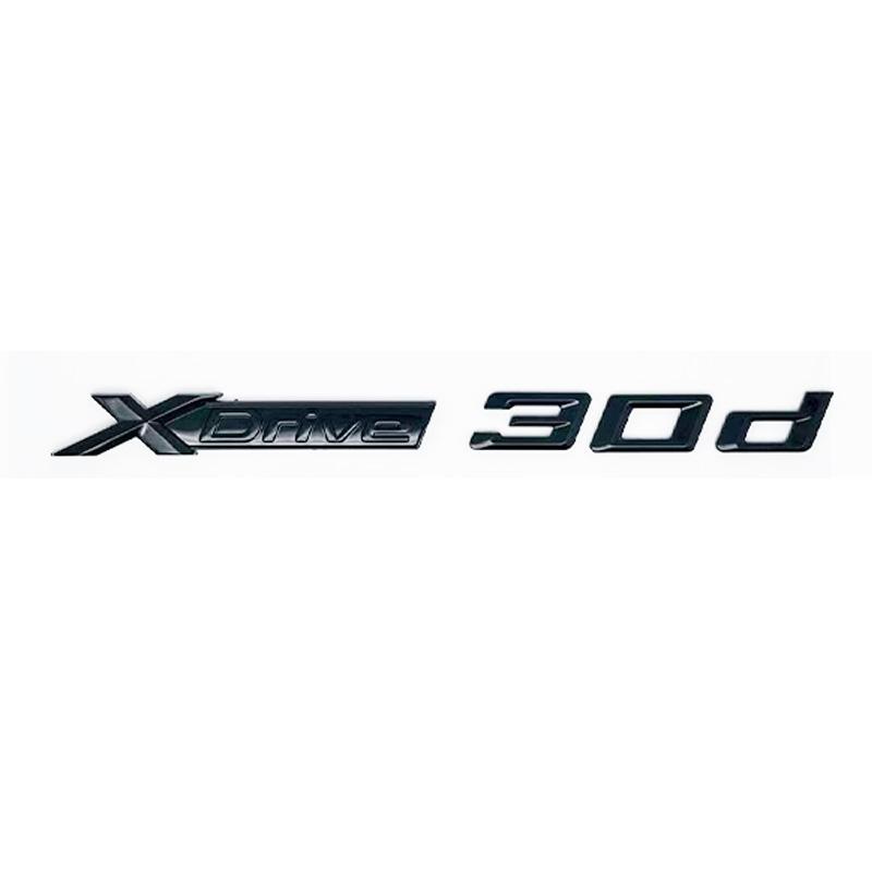 New Style XDrive Alphanumeric Trunk Emblem Sticker for BMW X5 - 28i 30i 35i 40i 48i 50i 30d All-Wheel Drive Badge