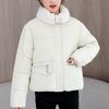 Fashion Women's Winter Jackets Faux Fur Collar Casual Thick Short Parkas Female Warm Coat