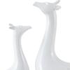 2Pcs Statue Craft Feng Shui Crafts Lucky Animal Figurines Sculpture for Mantel Home Tabletop Living