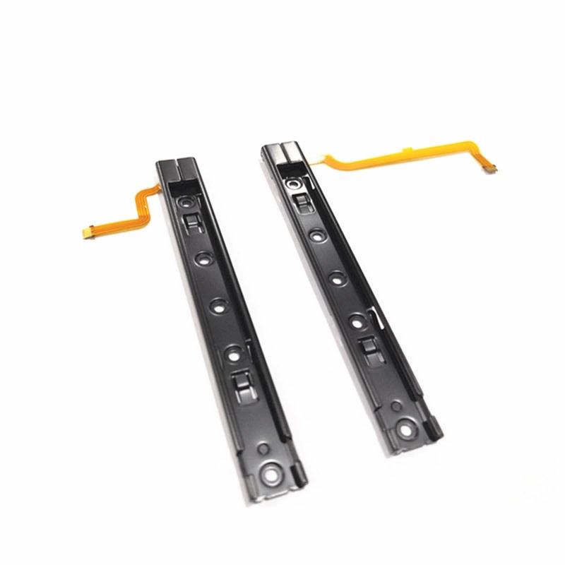 Repair Part Right and Left Slide Rail with Flex Cable Fix Part for Switch Console Rebuild Track Accessory