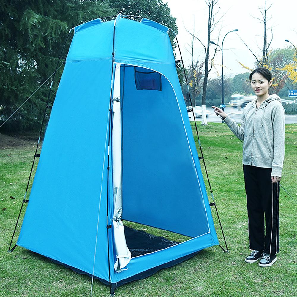 Privacy Shelter Tent Portable Outdoor Shower Toilet Changing Room Tent with Removable Bottom for Camping Beach