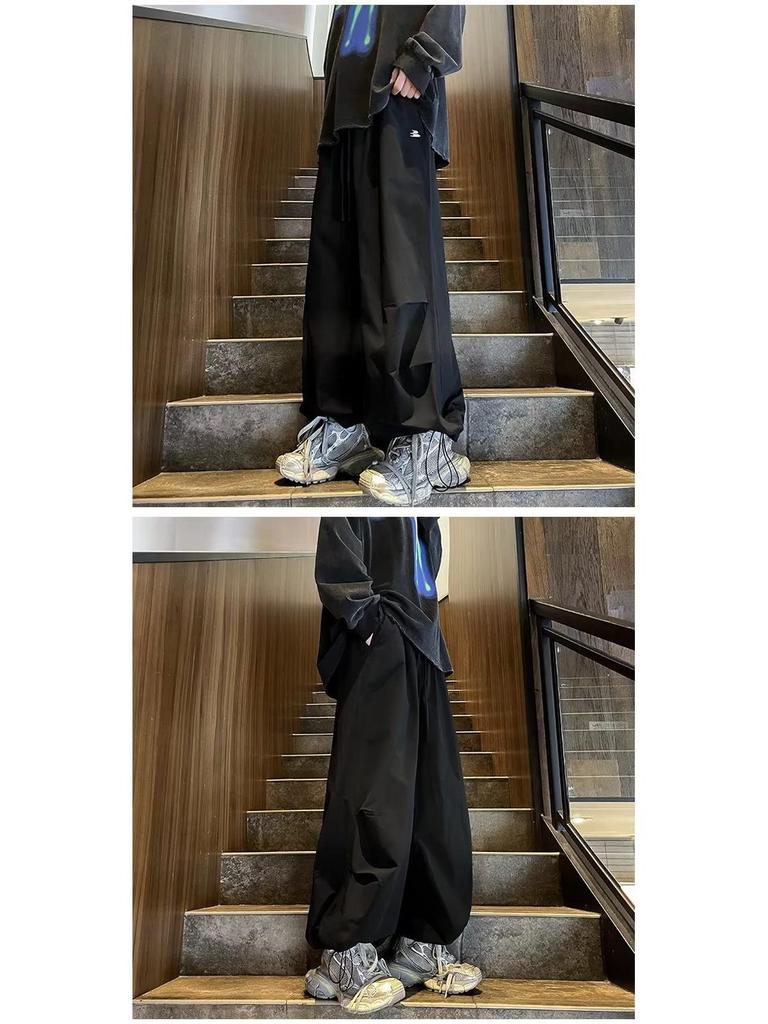 Unisex Sommer Weitbein-Fallschirmhose - Leicht, Trendig, Schnelltrocknend für Aktive Bekleidung