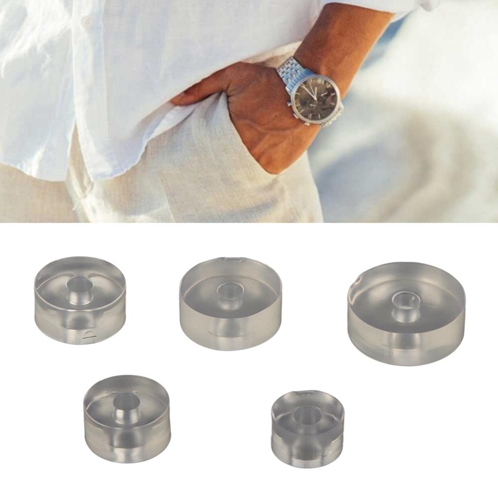 5pcs Set Watch Movement Cushion Holder Protective Casing Pad Watch Repairing Tool