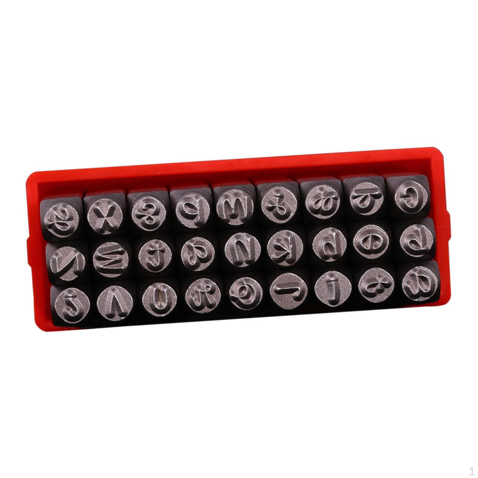 

Набор стальных алфавитных штампов для изготовления ювелирных изделий своими руками Lowercase letters