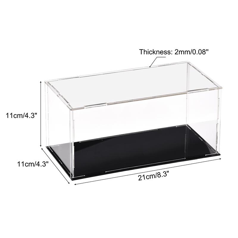 Clear Acrylic Display Case Box Dustproof Storage Countertop Box Protection Showcase Cube Figures Collectibles Model Toy Show Box