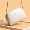 Luxury Crocodile Pattern Genuine Leather Shoulder Bag High Quality Cowhide Women's Messenger Tote Handbag